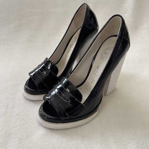 Jeffrey Campbell Handmade Ibiza Last Chunky Heels Sz 7 Please Read - Picture 9 of 12